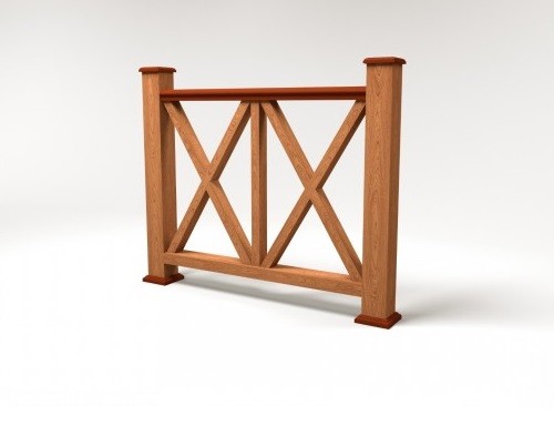 Ограждение из ДПК FG7 терракот купить в Йошкар-Оле