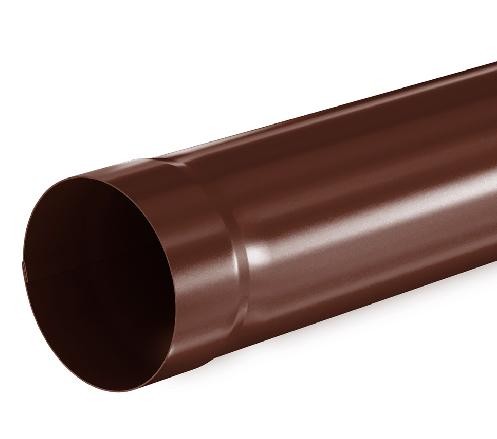 Водосток Aquasistem, система 150/100 - Труба водосточная 3.00м RAL 8017 Коричневый купить в Йошкар-Оле