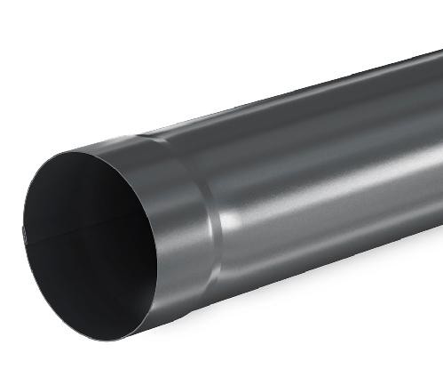 Водосток Aquasistem, система 125x90 - Труба водосточная 1.00м RAL 7024 Тёмно-серый купить в Йошкар-Оле