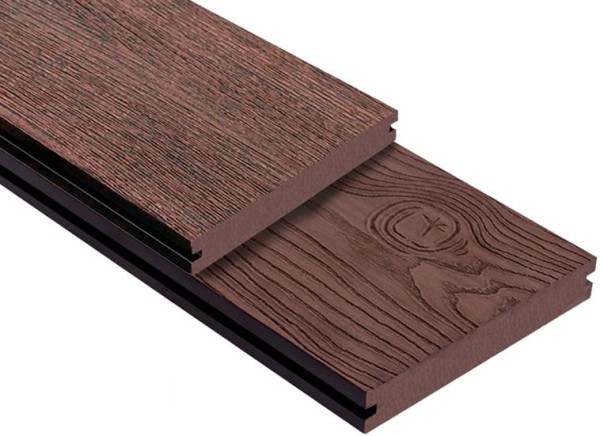 Террасная доска ДПК Outdoor 3D полнотелая STORM/OCEAN BROWN коричневая микс купить в Йошкар-Оле