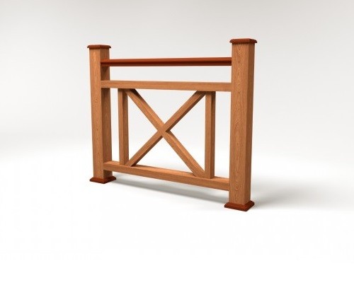 Ограждение из ДПК FG2 терракот купить в Йошкар-Оле