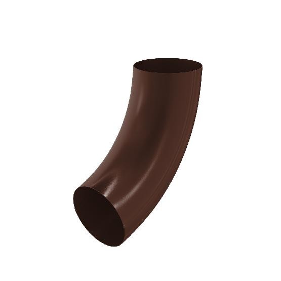 Водосток Aquasistem, система 125x90 - Колено трубы RAL 8017 Коричневый купить в Йошкар-Оле