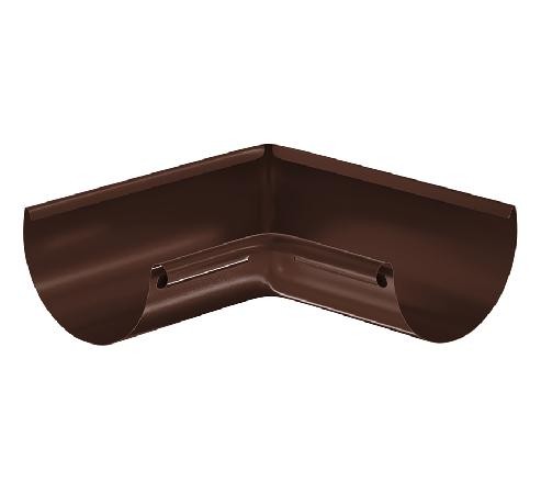 Водосток Aquasistem, система 125x90 - Угол желоба, внутренний 90° RAL 8017 Коричневый купить в Йошкар-Оле