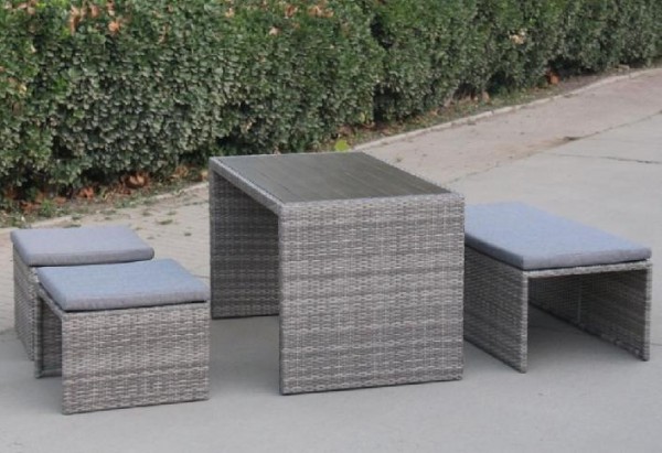 Диван-Трансформер AFINA плетеный из иск. ротанга S330G-W78 Grey купить в Йошкар-Оле