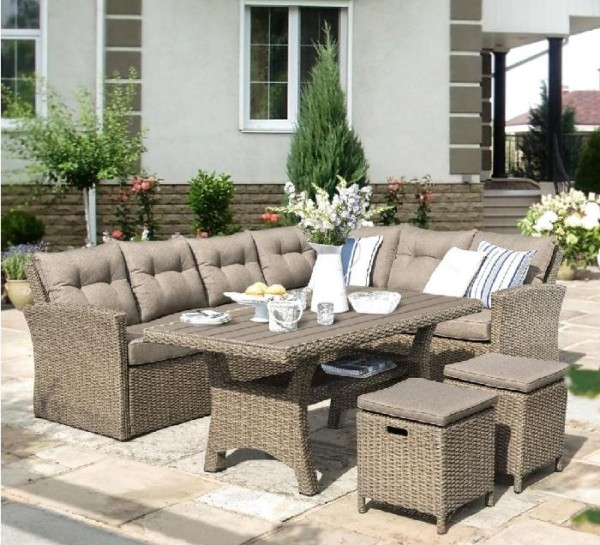 Комплект мебели AFINA плетеной из иск. ротанга AFM-307B Beige купить в Йошкар-Оле