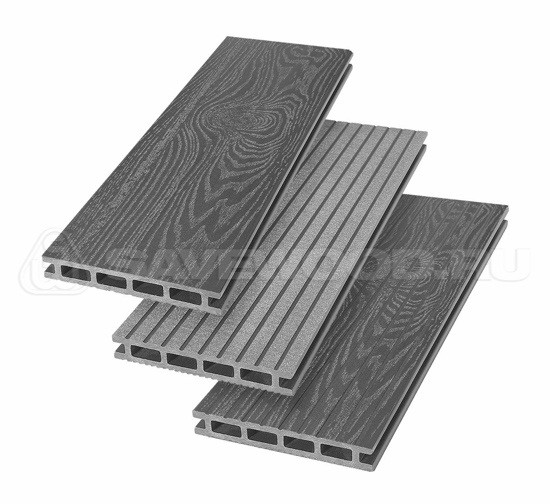 Террасная доска из ДПК SW Carpinus (T) — двухсторонняя графит купить в Йошкар-Оле