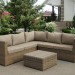 Комплект мебели AFINA плетеной из иск. ротанга YR825B Beige купить в Йошкар-Оле