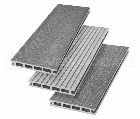Террасная доска из ДПК SW Carpinus (R) — двухсторонняя пепельный купить в Йошкар-Оле