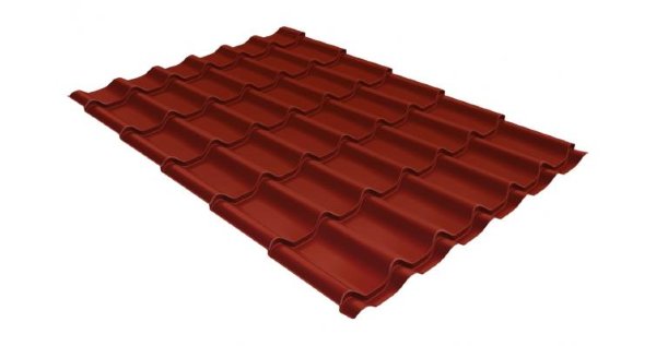 Металлочерепица классик 0,5 Satin RAL 3009 оксидно-красный купить в Йошкар-Оле