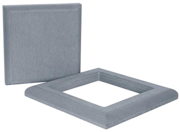 Комплект крышка и юбка ДПК для столба Polivan SINGARAJA серый купить в Йошкар-Оле