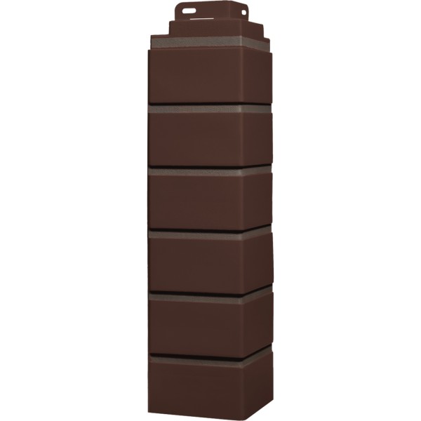 Угол Фасайдинг Серия «Кирпич клинкерный» Жженный купить в Йошкар-Оле