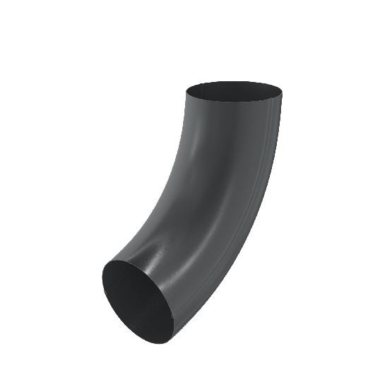 Водосток Aquasistem, система 150/100 - Колено трубы RAL 7024 Тёмно-серый купить в Йошкар-Оле