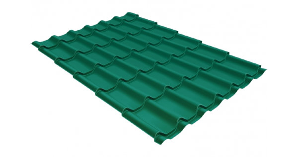 Металлочерепица классик 0,5 Satin RAL 5021 купить в Йошкар-Оле
