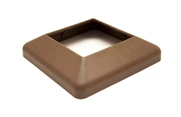 Крышка нижняя ПВХ для столба Deckart 100х100 Шоколад купить в Йошкар-Оле