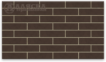 Фасадные Термопанели Аляска Amsterdam brown купить в Йошкар-Оле
