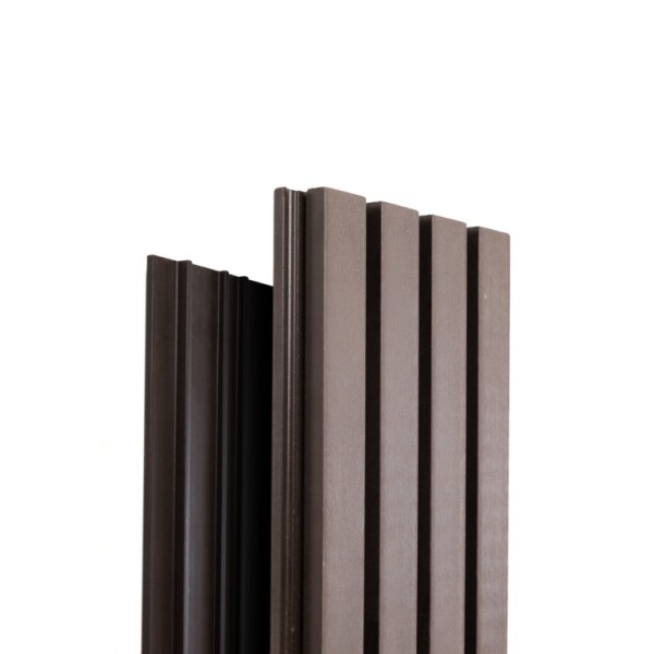 Фасадная доска Ecodecking Техно реечная 200х26х3000 Венге купить в Йошкар-Оле