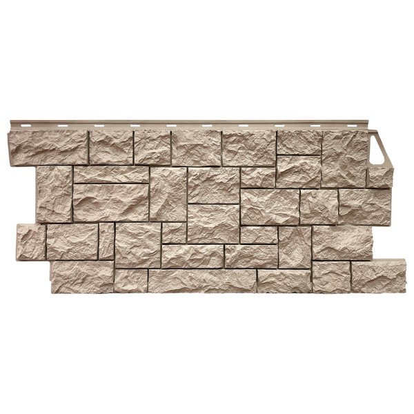 Фасадная панель FineBer, Камень Дикий, Песочный купить в Йошкар-Оле