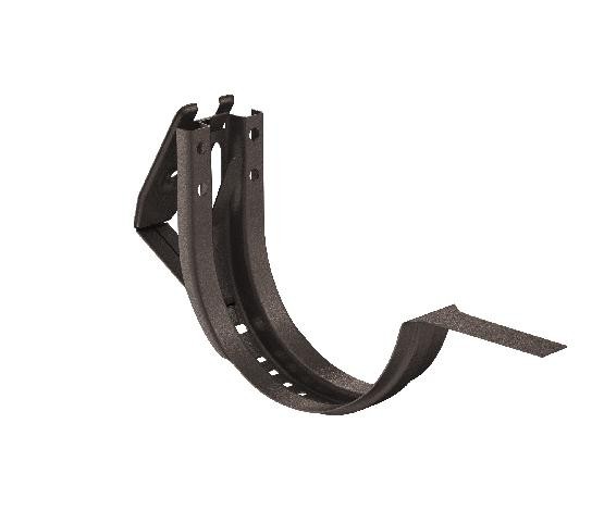 Водосток Aquasistem, Система 125x90 - Крюк крепления желоба короткий регулируемый RR 32 Тёмно-коричневый matt купить в Йошкар-Оле