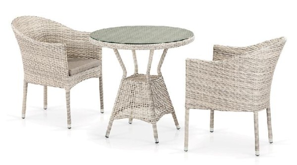 Комплект плетеной мебели AFINA из иск. ротанга T705ANT/Y350-W85 Latte 2Pcs купить в Йошкар-Оле