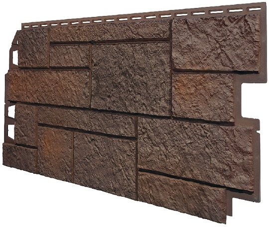 Фасадная панель VOX Sandstone (Сандстоун) темно коричневый купить в Йошкар-Оле