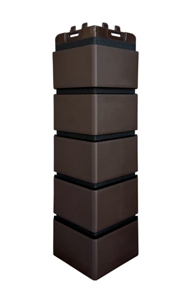 Угол Grand Line клинкерный кирпич ПРЕМИУМ Шоколадный (шов RAL 9005) купить в Йошкар-Оле