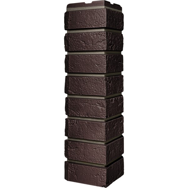 Угол наружный ДАЧНЫЙ Серия Баварский кирпич Темно коричневый купить в Йошкар-Оле