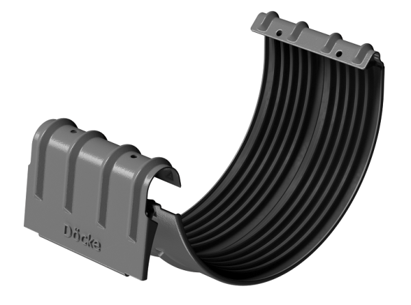 Соединитель желобов D125 Döcke STAL PREMIUM Графит, (RAL 7024) купить в Йошкар-Оле