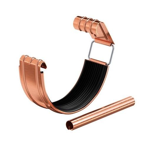 Водосток Aquasistem, система 150/100 - Соединитель желоба с уплотнителем медный купить в Йошкар-Оле