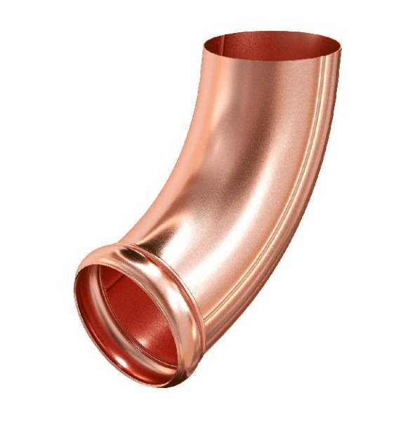Водосток Aquasistem, система 125x90 - Отвод трубы декоративный медный купить в Йошкар-Оле