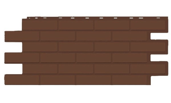 Фасадная панель T-Siding Кирпич Модерн Эко Браун купить в Йошкар-Оле