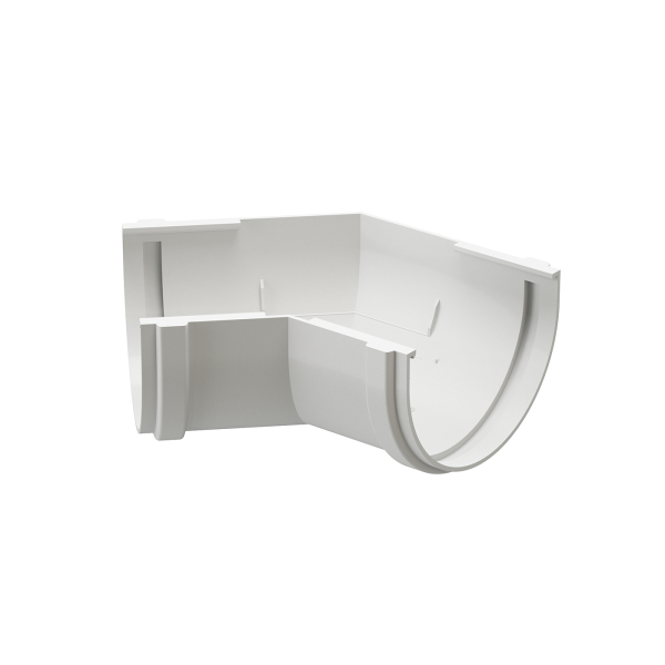 Угол желоба универсал 135˚ Docke Premium ПВХ - Пломбир купить в Йошкар-Оле