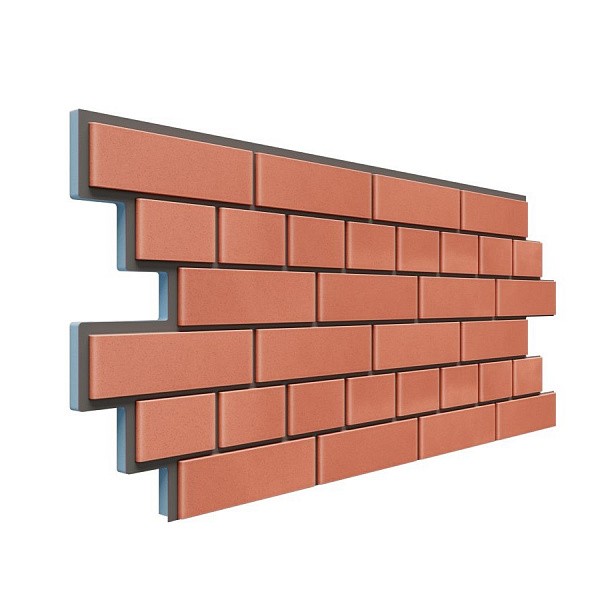 Фасадная термопанель Доломит кирпич 20мм Красный купить в Йошкар-Оле